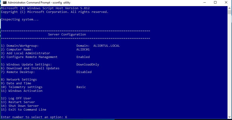 sconfig utility