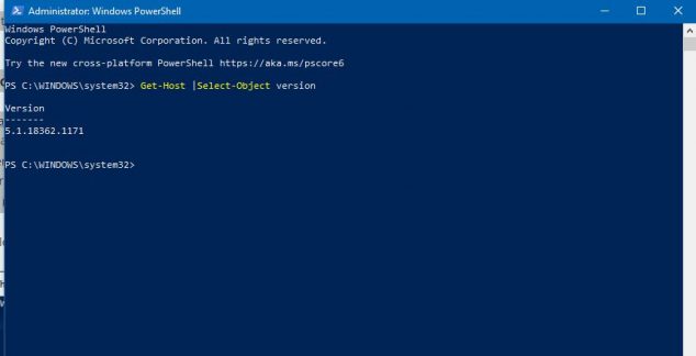 Powershell versiyon öğrenme Powershell versiyonu öğrenme