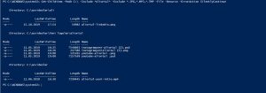 Powershell ile arama