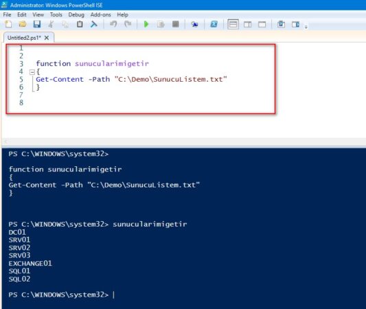 powershell fonksiyon yaratma powershell fonksiyon yaratma