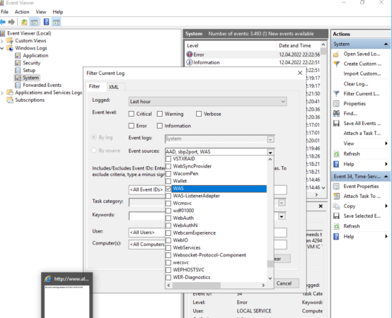 IIS Application Pool Recycle Event Log IIS Application Pool Recycle Event Log izleme